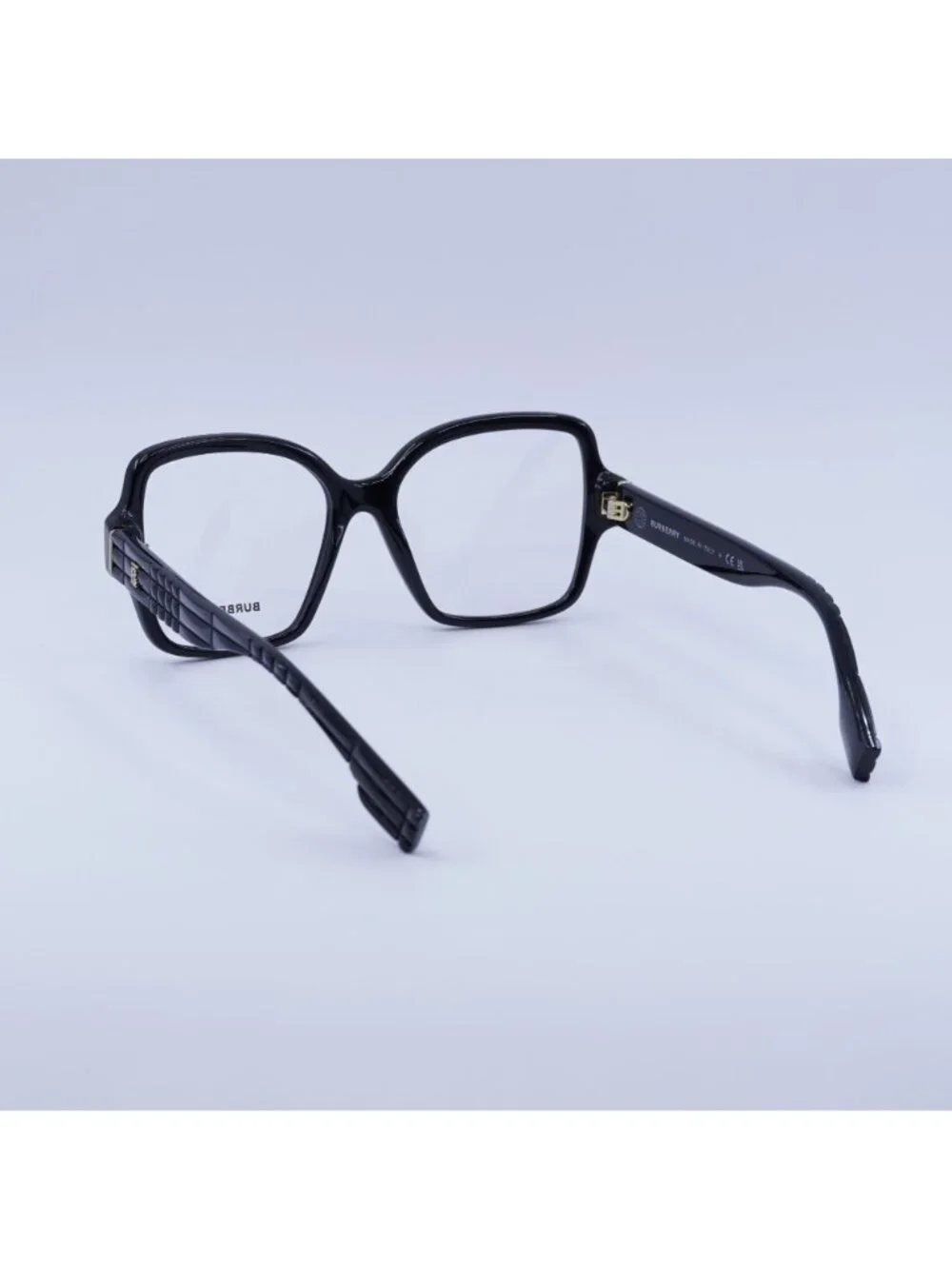 Burberry BE2374 3001 Eyeglasses Black 54mm Square Frame